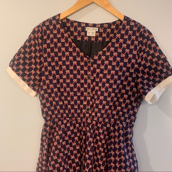 Kling Red Panda Retro Dress - Picture 3 of 5